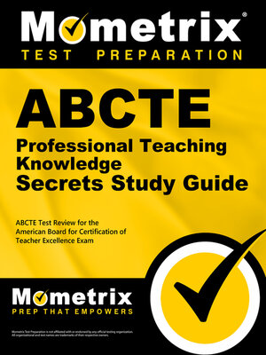 cover image of ABCTE Professional Teaching Knowledge Exam Secrets Study Guide